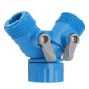 soobu Hose Splitter Connector Plastic Faucet Splitter 4 Pcs 2