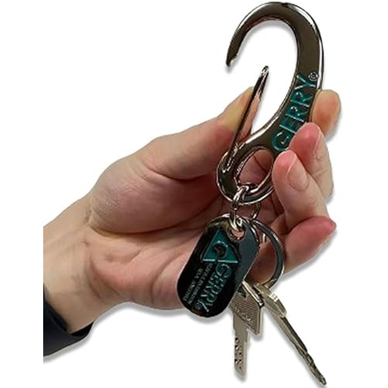 Gerry Carabiner Keychain, navy
