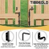 TIBEGOLD 36" Heavy Duty Cane Bolt Gate Drop Rod, Extra