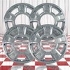 Brighter Design Set of 4 17" Chrome Wheel Skins for