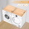 Laundry Countertop Solid Wood, 53.3" Lx 26.5" W Washer Dry