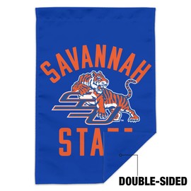 Savannah State University Tigers Logo Garden Yard Flag (Pole Not Included)