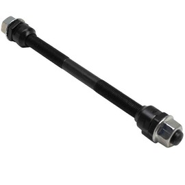 cyclingcolors Rear Axle 10 x 175 mm Bicycle Universal Axle Solid Solid Hub Rear Wheel Vintage Vintage Vintage Cycling MTB Racing Bike Fixie Single Speed 10 mm 175 mm Steel Silver