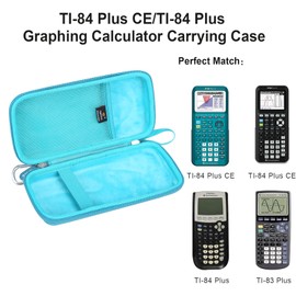 Aproca Calculator Case Compatible with Texas Instruments TI-84 Plus CE/TI-84 Plus/TI-83 Plus/TI-89 Titanium/TI-85 / TI-86 Color Graphing Calculator-Teal (Case Only)