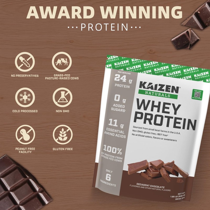 Whey Protein | Chocolate | 24g Protein | Grass fed