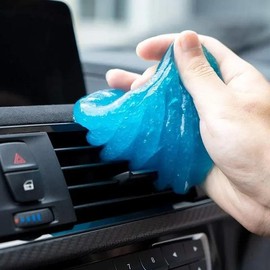 slime Car Cleaning Pad Glue Powder Cleaner Magic Cleaner Dust Remover Gel Home Computer Keyboard Clean Tool Car Cleaning - Color: Yellow