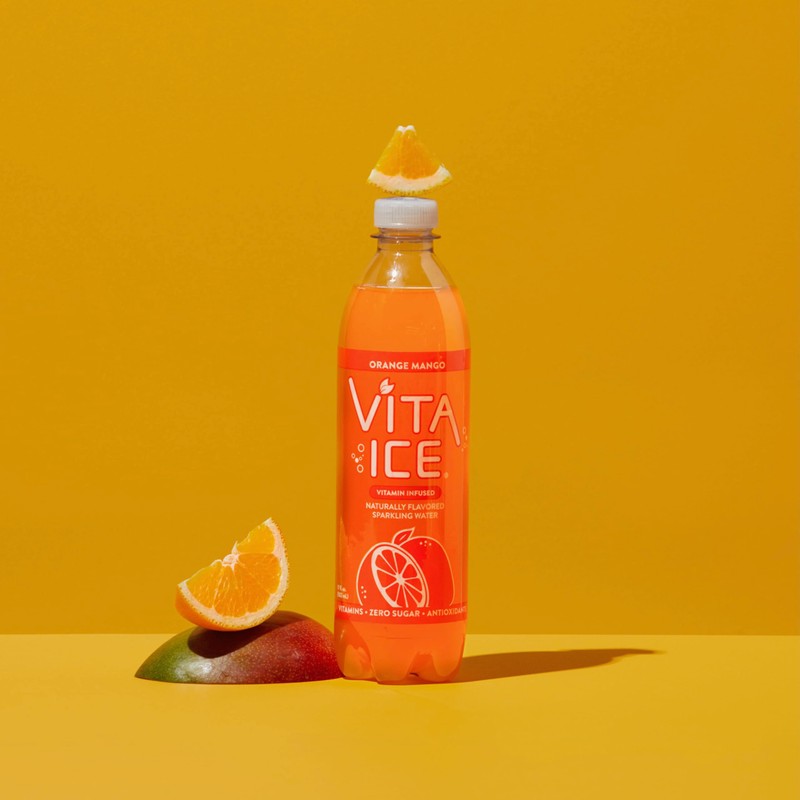 Vita Ice Orange Mango, 12 Pack, 17 oz. Bottles