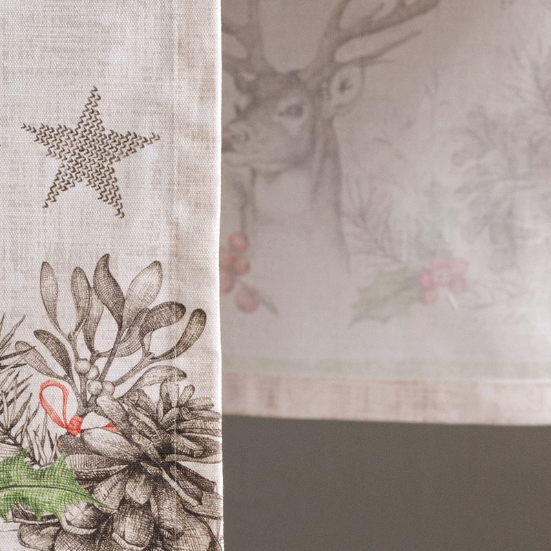 Maison d' Hermine Christmas Dew 100% Cotton Table Runner Farmhouse