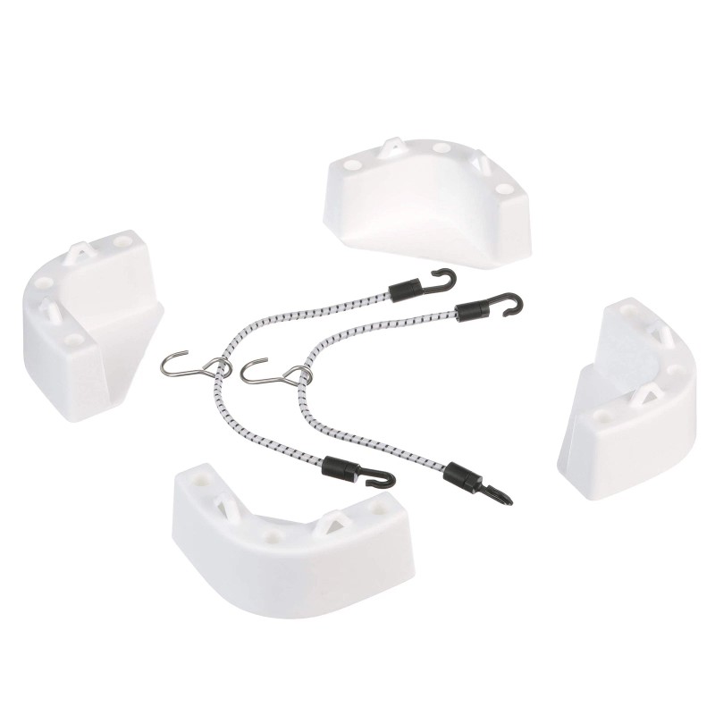 SEACHOICE Cooler Deck Mounting Kit with Brackets and Bungee Straps