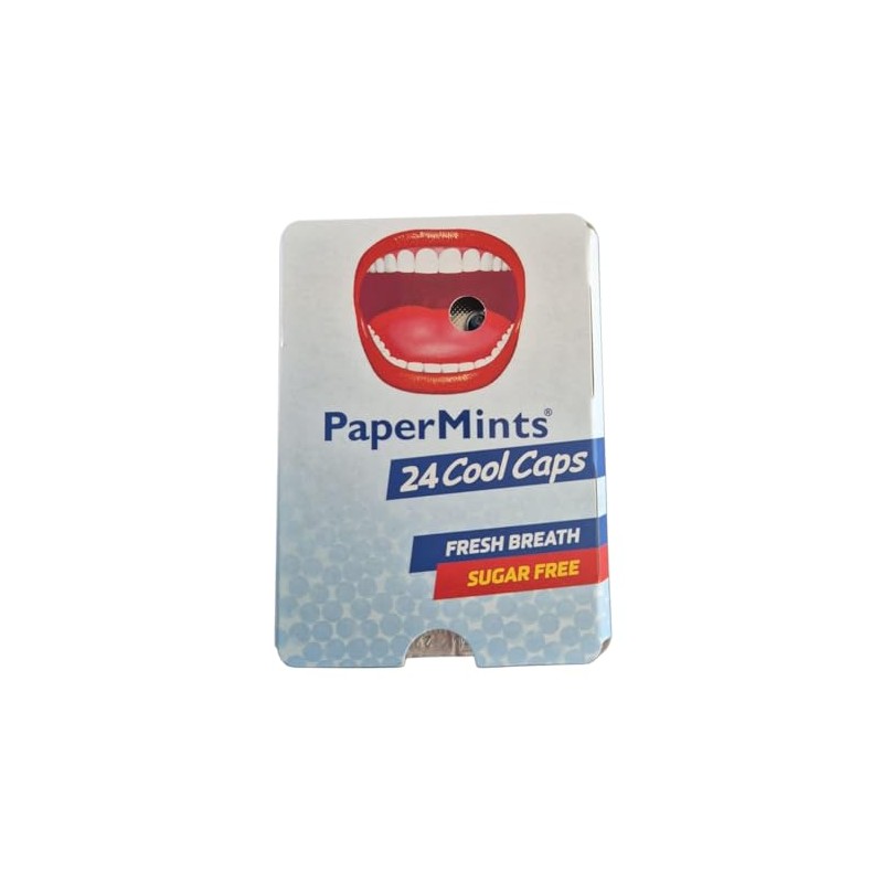 Mint Flavour Papermints CoolCaps Blister Pack (1 x Pack (24