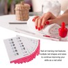 Nail Training Mat, Nail Art Practice Sheet 12 Washable Modes