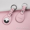 COGURE COPAT-K Charm Keychain, AirTag Case, Genuine Leather, Air Tag