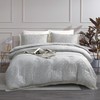 Arianaut Boho Queen Comforter Set Grey 3 Pieces Tufted Tassel