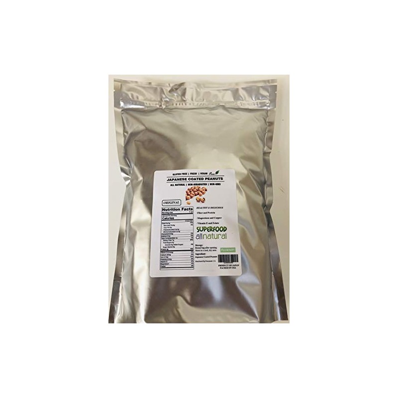 2 LBS (32 oz) Original Flavor Japanese Coated Peanuts Cracker