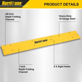 HURRICANE 24 Inch Folding Tool, Sheet Metal Bending Tool for HVAC, Bending and Forming Metal