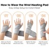 Cordless Wrist Heating Pad with Red Light for Carpal Tunnel