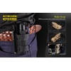 EdisonBright Nitecore NCP30 Molle compatible flashlight/magazine cordura holster (Black) with