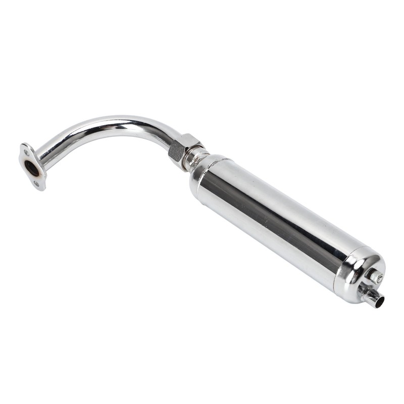 Exhaust Muffler Pipe Motorized Bicycle Engine Muffle Tailpipe Exhaust Pipe