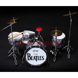 RINGO STARR Drum Kit Mini Collectible Beatles Classic Drum Set Model Replica