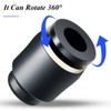 TAILONZ PNEUMATIC 1/4 inch Tube OD Plastic Push-in Connect Tubing