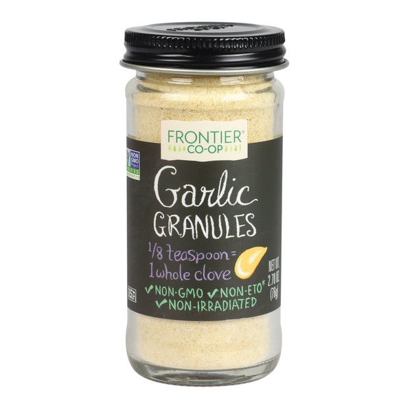 Frontier Culinary Spices Garlic Granules, 2.7-Ounce Bottle
