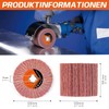 Sanding Roller Brush, Synthetic Fibre Brush for Satin Machine, Sanding