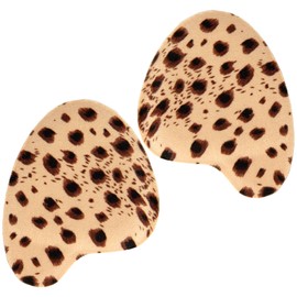 Gel foot cushion/forefoot gel pads for optimal relief for sore bunions, 2 pairs with trendy leopard print