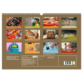 Do you still know? The calendar of your childhood memories (wall calendar 2026 DIN A3 landscape), CALVENDO monthly calendar