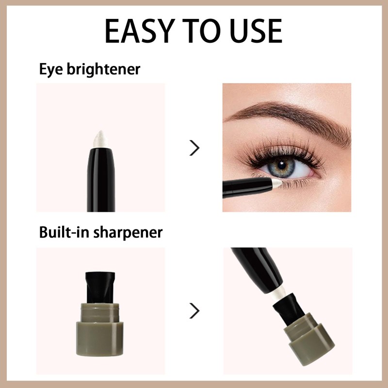 Erinde Shimmer Cream Eyeshadow, Eye Shadow Crayon, Highlighter Eye Liner,