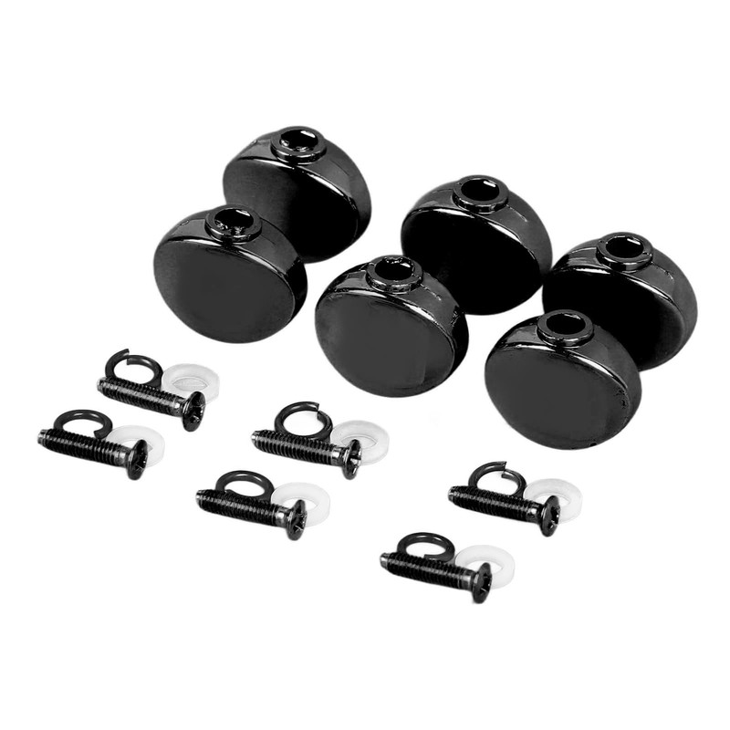 6 Pieces Guitar Tuning Peg Knobs Metal Mechanics Knobs Replacement