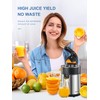 Electric Citrus Juicer Squeezer, Orange Juicer with Two Interchangeable Cones,
