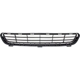 Evan-Fischer Bumper Grille Compatible with Toyota Camry 07-09 Front Black Lower Cover USA/Japan Built
