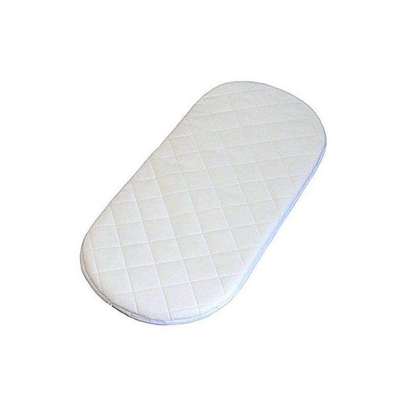 Mosses Oval Shaped Round Corners Soft Moses Basket/PRAM Quilted MATTRESSES
