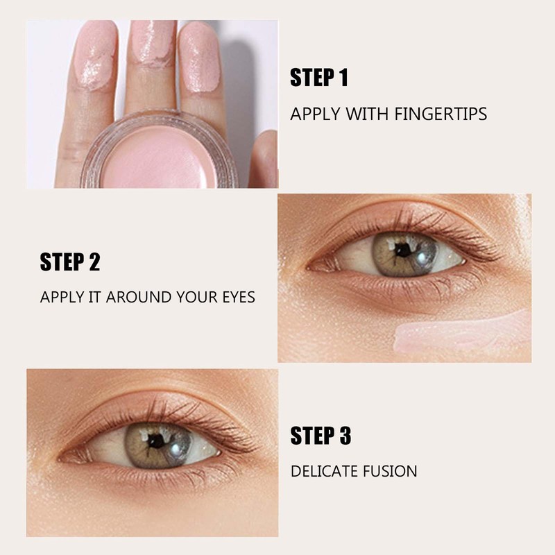 2 PCS Full Coverage Under Eye Brightener and Concealer -