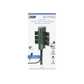 Feit Electric 125V 15A Alexa Google Smart Wifi Yard Stake