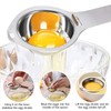 2er-Pack Eieröffner + Eigelb- und Eiweißtrenner, eier öffner, eieröffner stainless