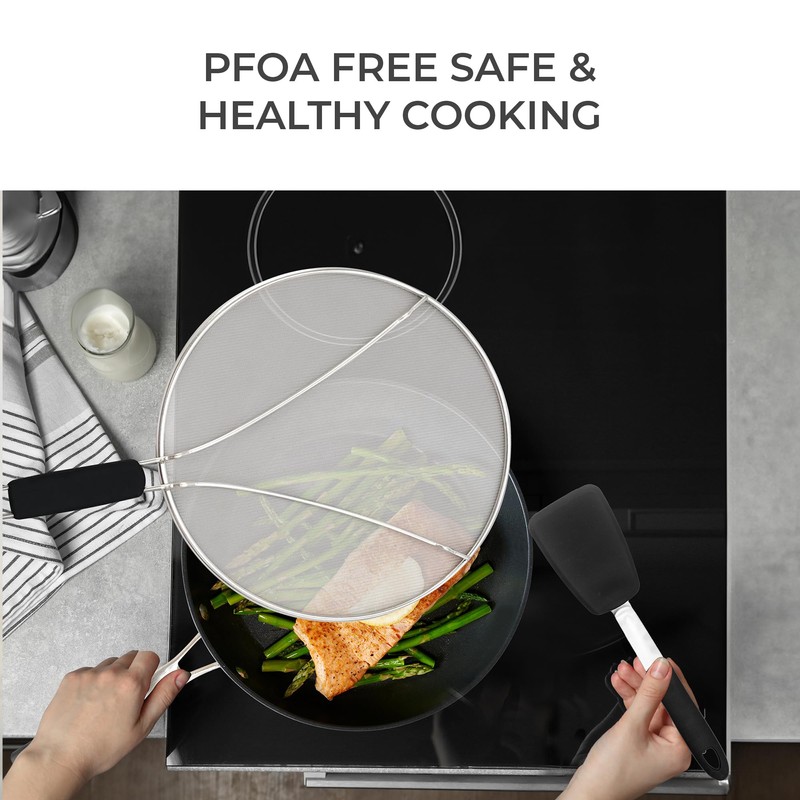 Frying Pan Nonstick - 10" Non Stick Frying Pan with