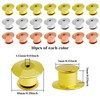 30pcs Metal Locking Pin Backs, Pin Locks Keeper Clasp, Locking
