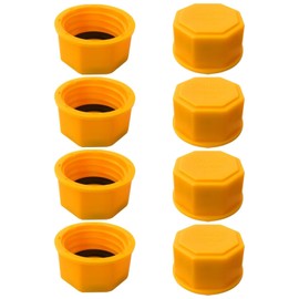 8pcs Gas Can Caps for Gasoline 5 Gallon 2.5 Gallon 1 Gallon, Fuel Storage Caps with Coarse Thread, No Leak,Universal Design, Gas Can Accessories