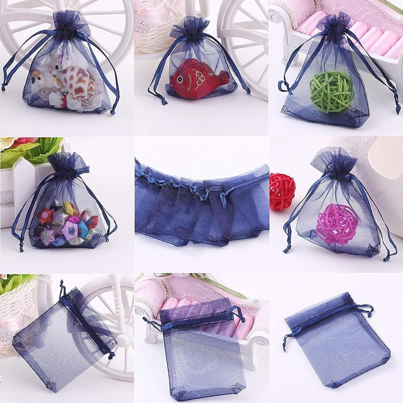 150 bolsas de organza premium, bolsas de regalo de joyería
