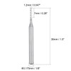 sourcing map 10Pcs 1.2mm Carbide End Mill Engraving Milling Cutter