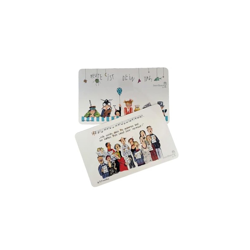 Sweetdesign 2 Breakfast Boards with Motifs of Barbara Freundlieb, Chopping