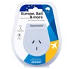 Jackson AUS - EU & Bali USB-A Travel Adapter, White