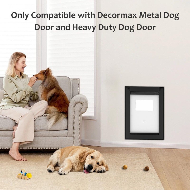 Decormax Replacement Flap for Dog and Cat Doors Including Screws,