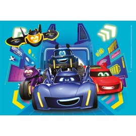 Clementoni Jigsaw Puzzle Batwheels 2 Puzzle With 60 Pieces - Supercolor Puzzle For Children 4-6 Years, Cartoon, Cars, Gift For Boy/Girls, Puzzle For Kids, Made In Italy, 24812