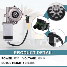 RRITESS RV Step Motor 300-1406, Stair Entry Step Moto Compatible with Motorhome, Toyhauler, RV, Coach, Replacement Parts 1820124 369506 SP-163669 SP-1636669 Motor.