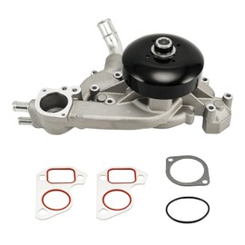 KAX Water Pump 252-845 Fit for 1999-2002 Silverado 1500 4.8 5.3L, 2001,2003-2006 Tahoe, 2003,2006 Silverado 1500 4.8 5.3 6.0L, Water Pump Assembly OE Replacement, Upgrade performance Water Pump Kits