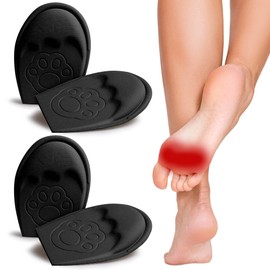 SULPO 2 Pairs of Bunion Pads for Too Large Shoes - Fits in Almost Any Shoe - Pads Against Foot Pain Made of EVA Foam - Sponge Heel Pads, Toe Grips Liner, Toe Fillers