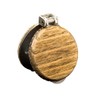 Wooden Keyhole Draught Excluder Cover | Magnetic Closure | Eco