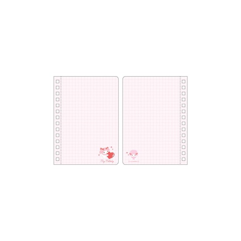 Tees Factory Sanrio Characters De-Collection Notebook, Pink & Red, H6.9